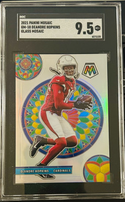 2021 Mosaic Deandre Hopkins Stained Glass SGC 9.5