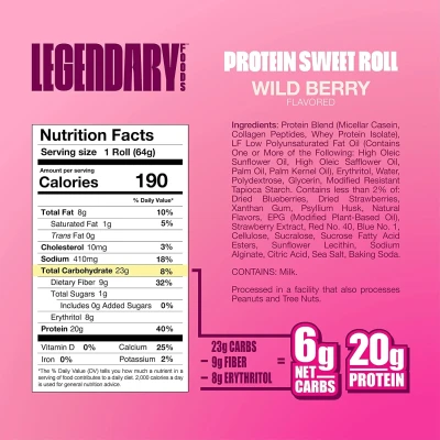 Legendary Protein Roll - Wild Berry