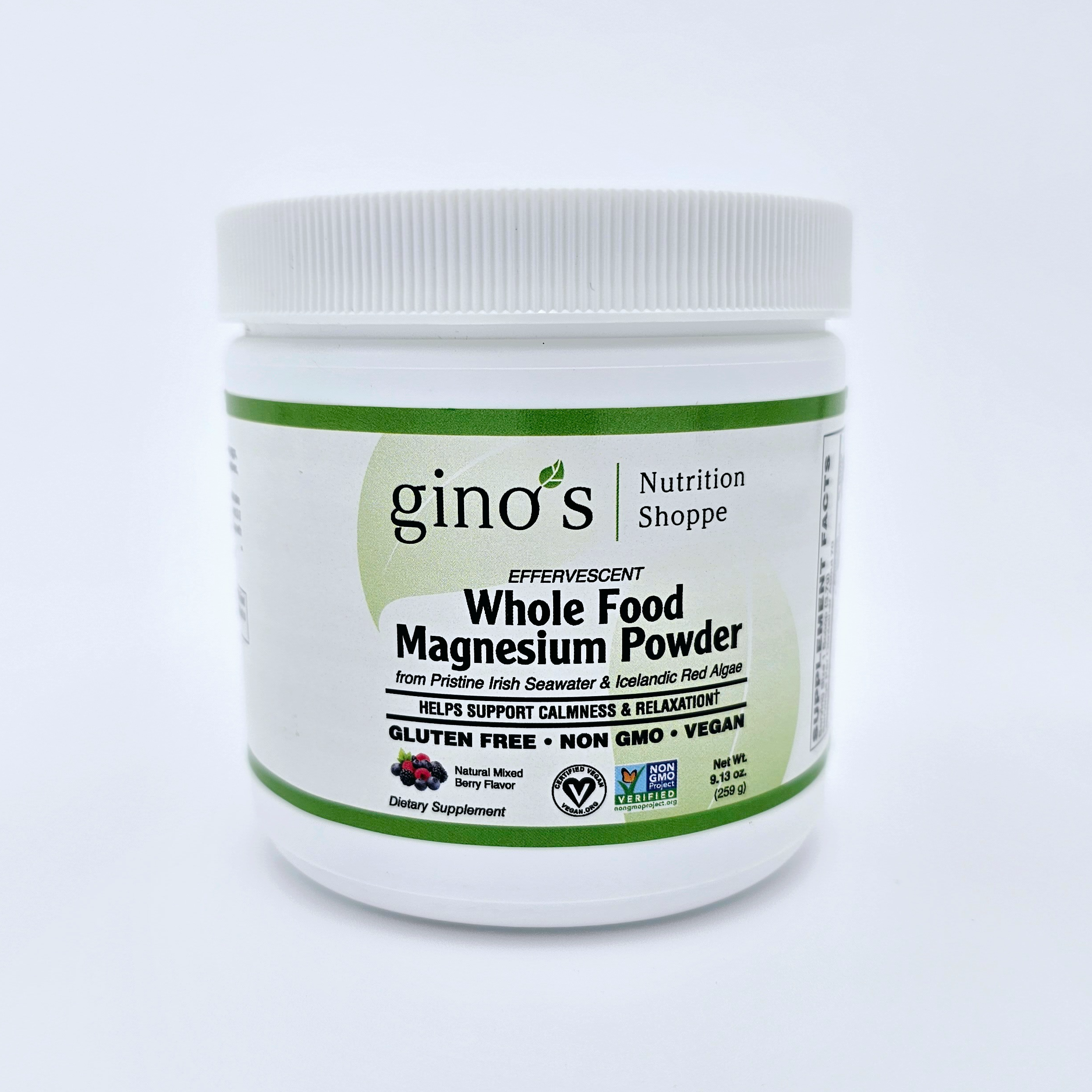 Effervescent Whole Food Magnesium Powder