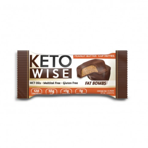 Keto Wise Fat Bombs - Peanut Butter Cup Patties