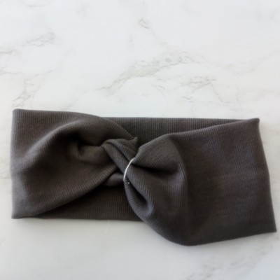 Cotton Twist Headband, Slate