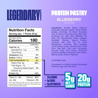 Legendary Protein Pastry - Blueberry