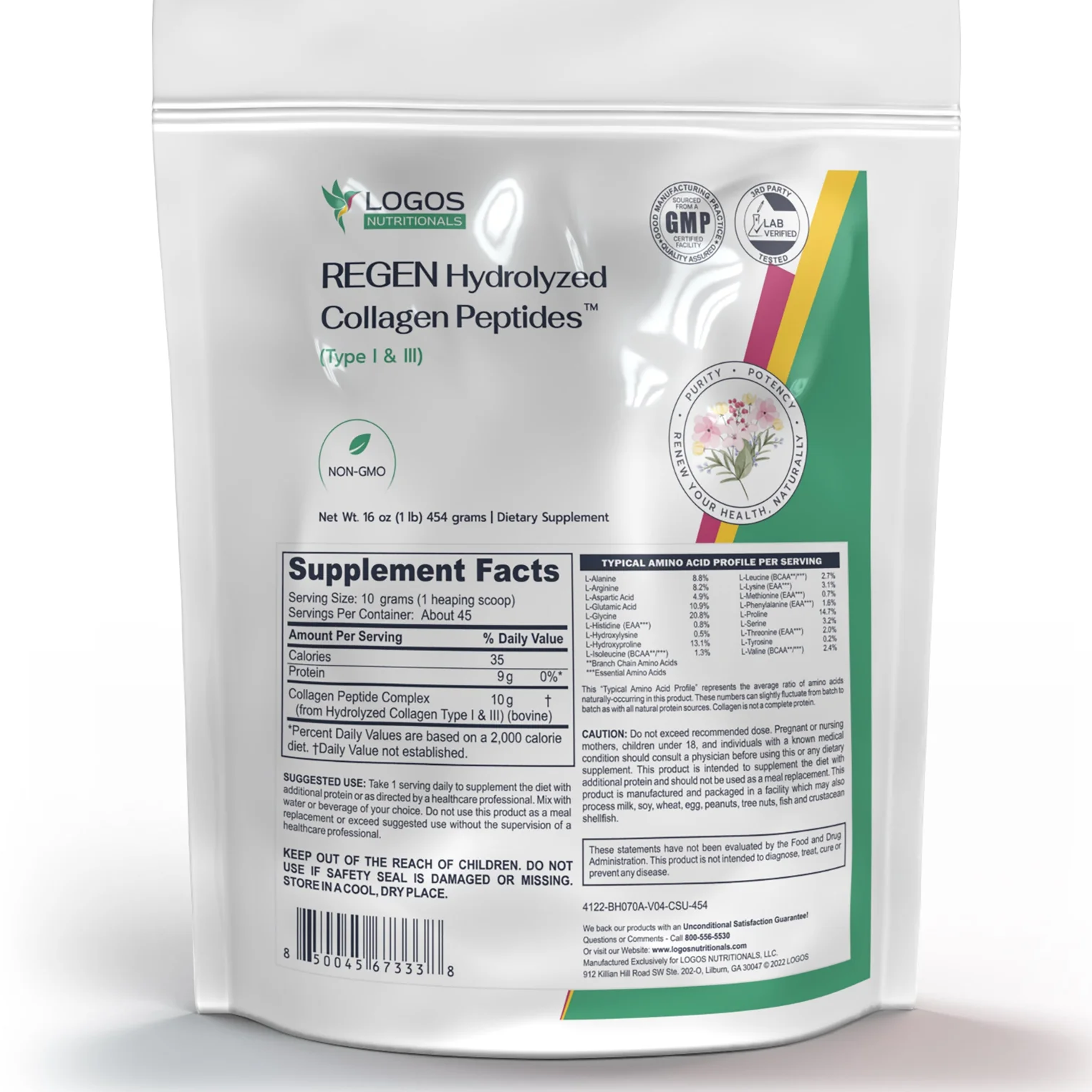 Regen Hydrolyzed Collagen Peptides
