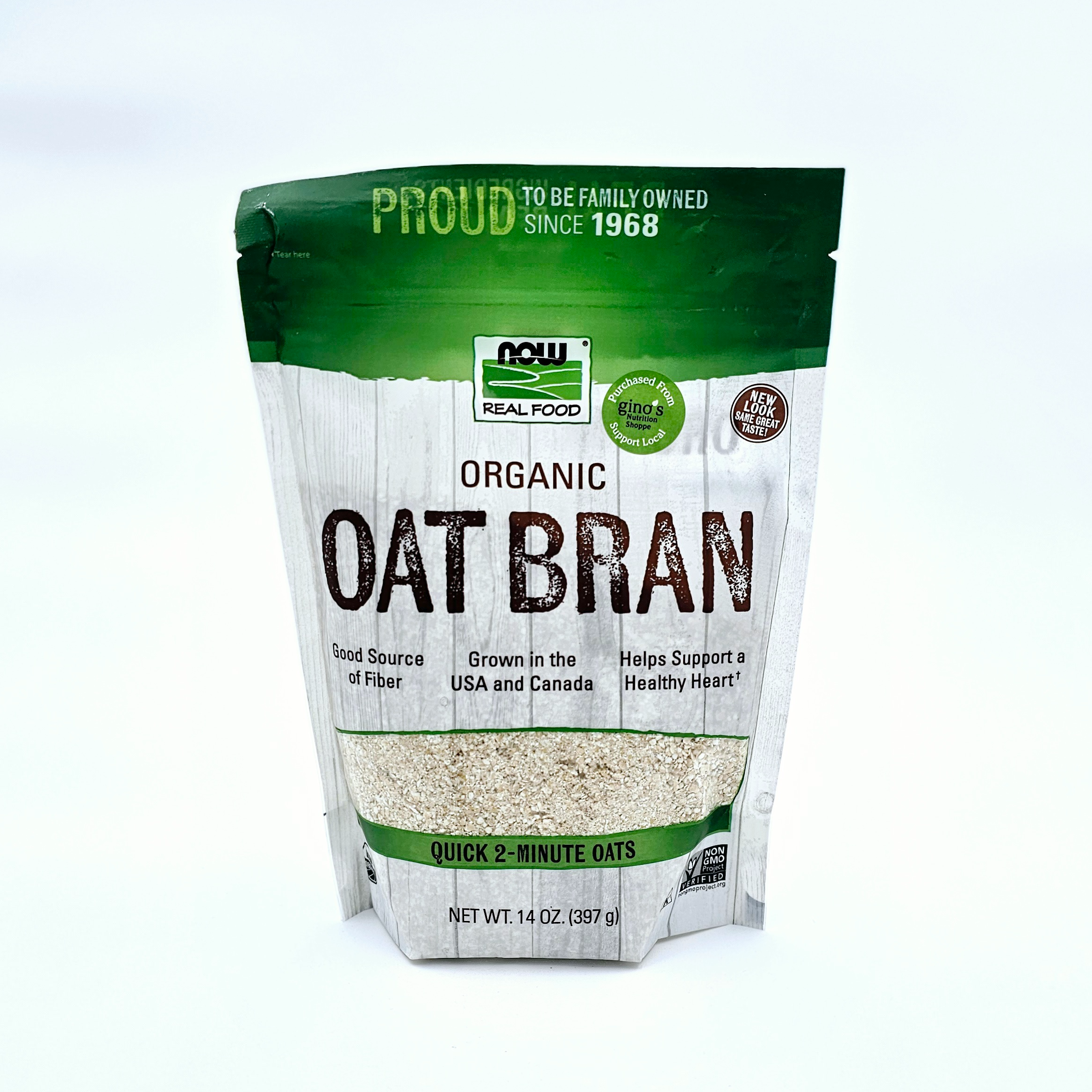 Now Real Foods 14oz - Organic Oat Bran