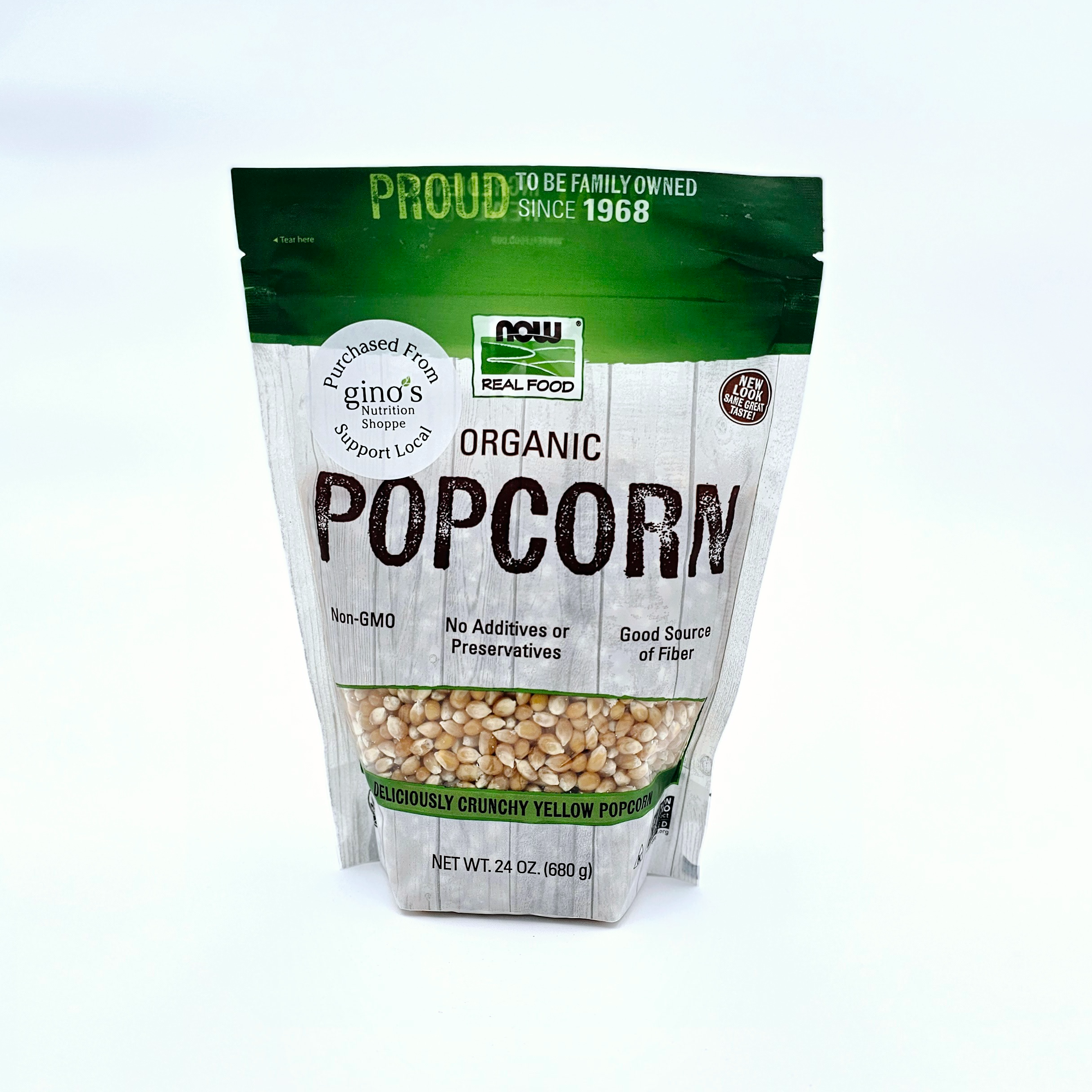 Now Real Food Organic Popcorn - 24oz