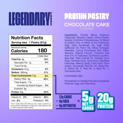 Legendary Protein Pastry - Chocolate Cake