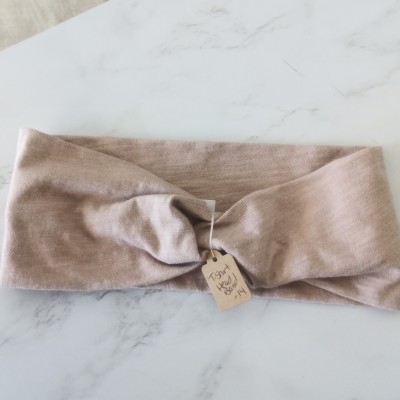 T-shirt Headband, Taupe