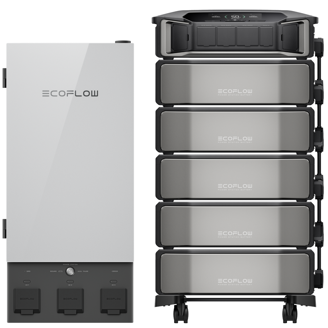Delta Pro Ultra(1*inverter+ 5*Battery)+ 1-SHP2  (30.72 kWh