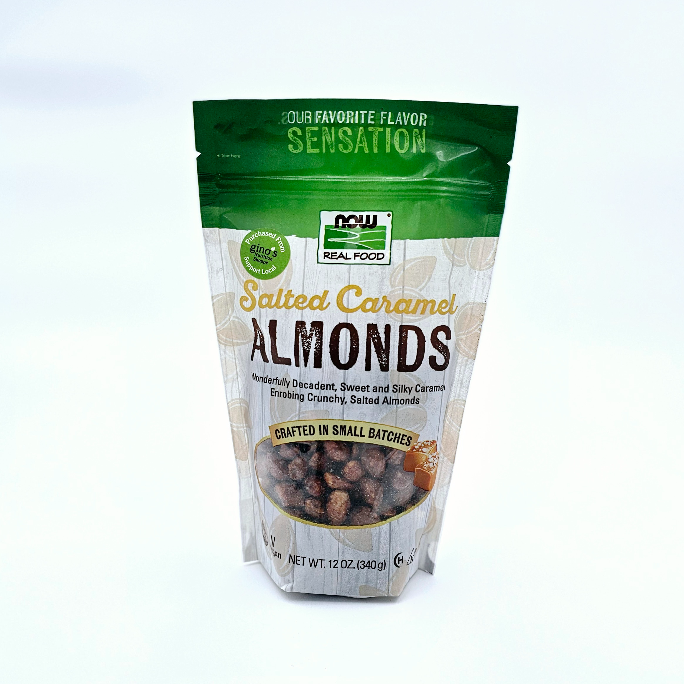 Now Real Food 12oz - Salted Caramel Almonds