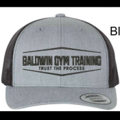 Baldwin Gym Hat (Black and Gray)